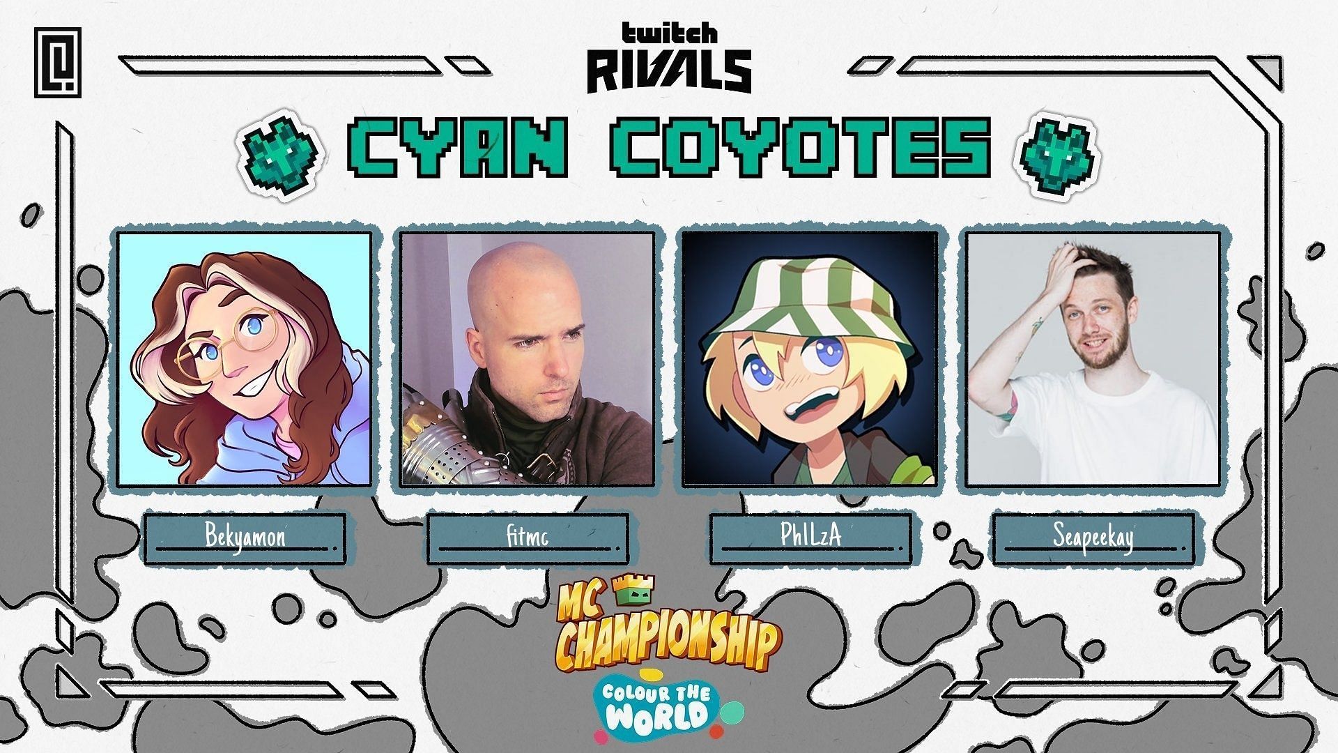 Cyan Coyotes comprises some iconic MCC players (Image via X/MCChampionship)